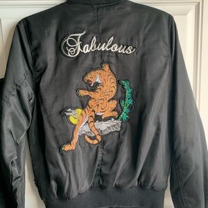 Embroidered Bomber Jacket